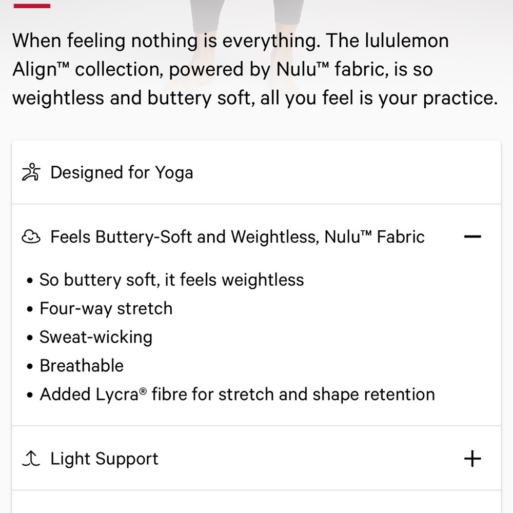 Lululemon ๐ Align High-Neck Tank Top Light Support - White - Picture 6 of 11